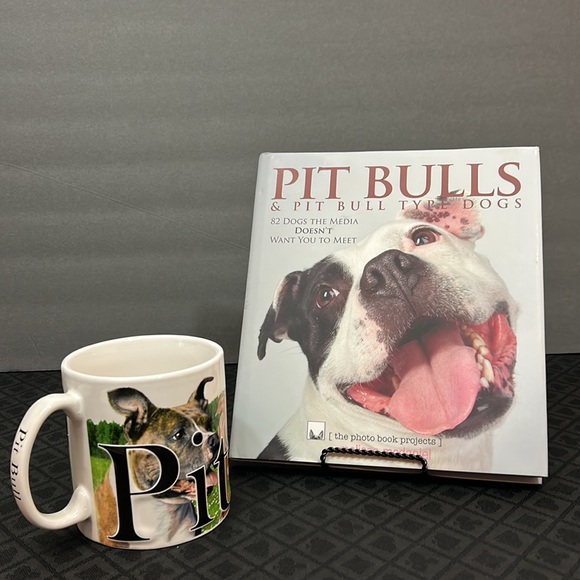 Pit Bull Mug & Book: Pit Bulls & Pit Bill Type Dogs by Melissa McDaniel - Picture 1 of 16